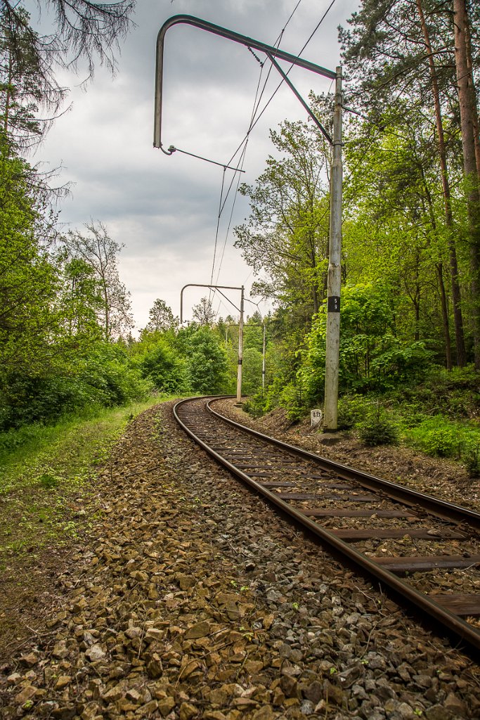 První elektrifikovaná trať u nás