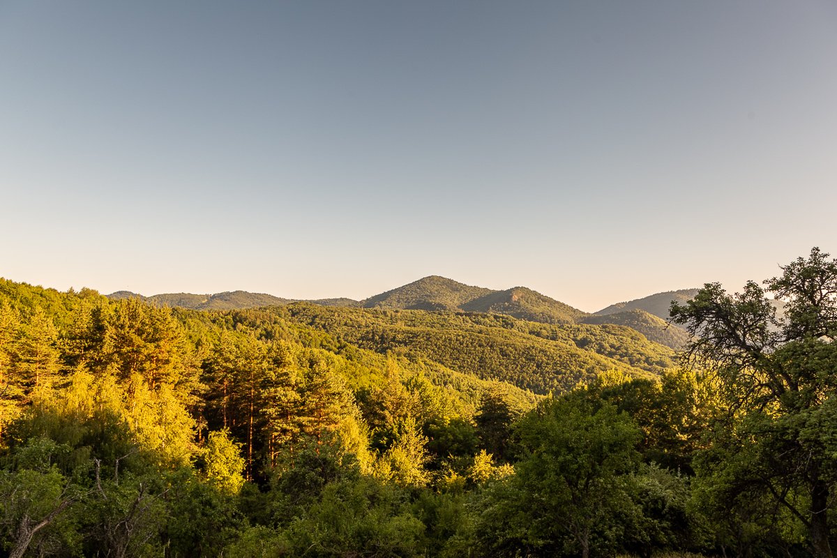 Kopce nad osadou Repište