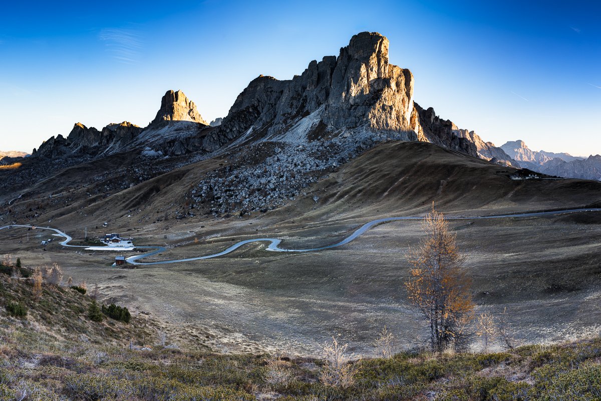 Pohled na Ra Gusela, Torre Anna a Nuvolau