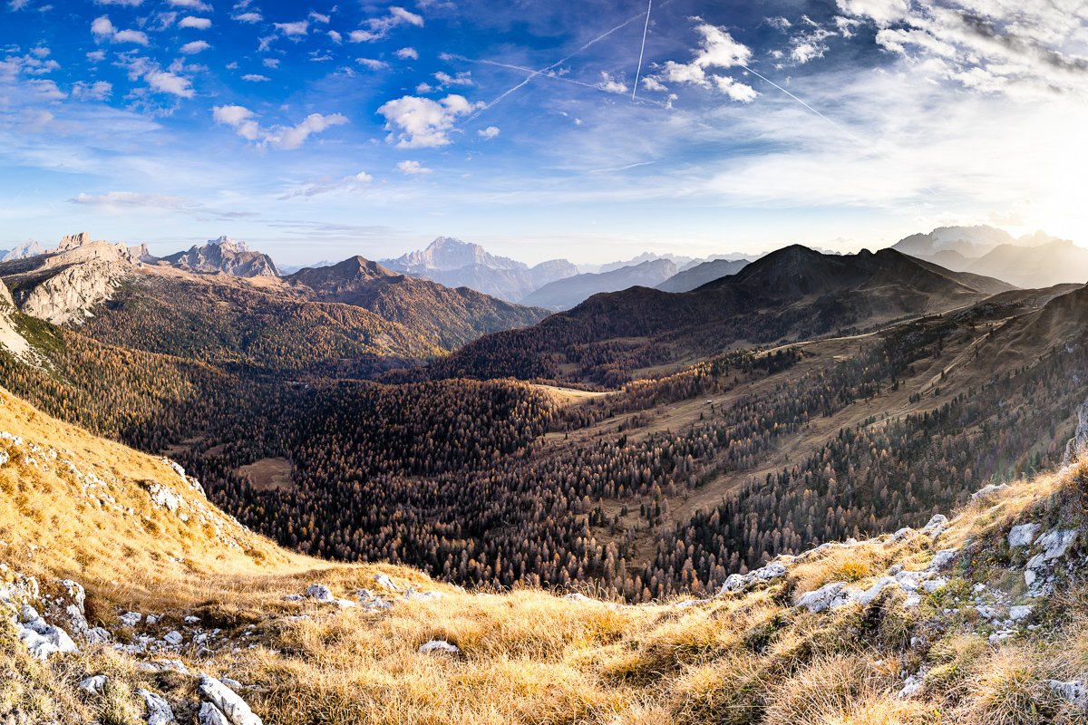 Údolí pod Monte Castello