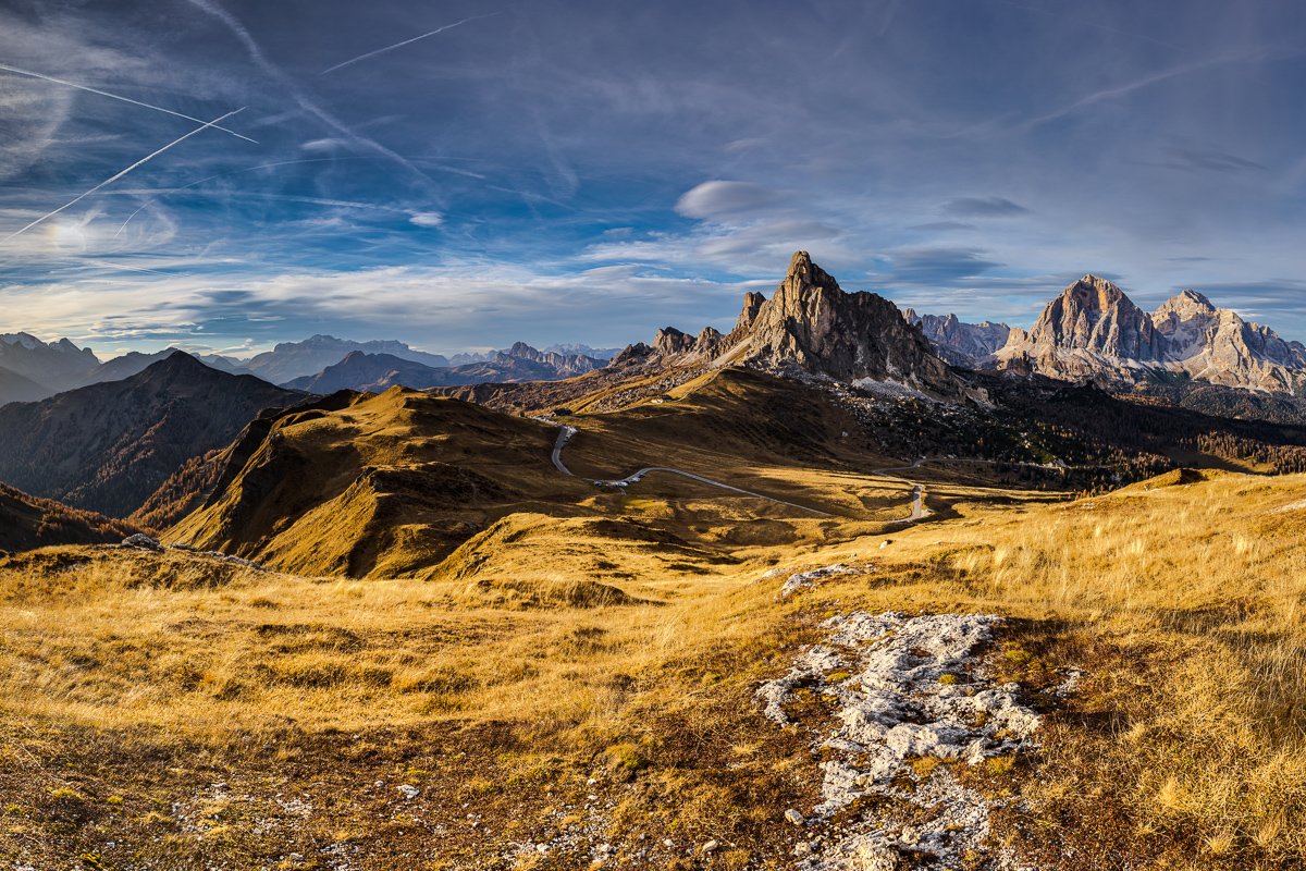 Paso Giau, výhledy z Colle Santa Lucia