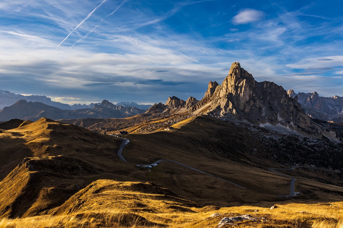 Paso Giau, výhledy z Colle Santa Lucia