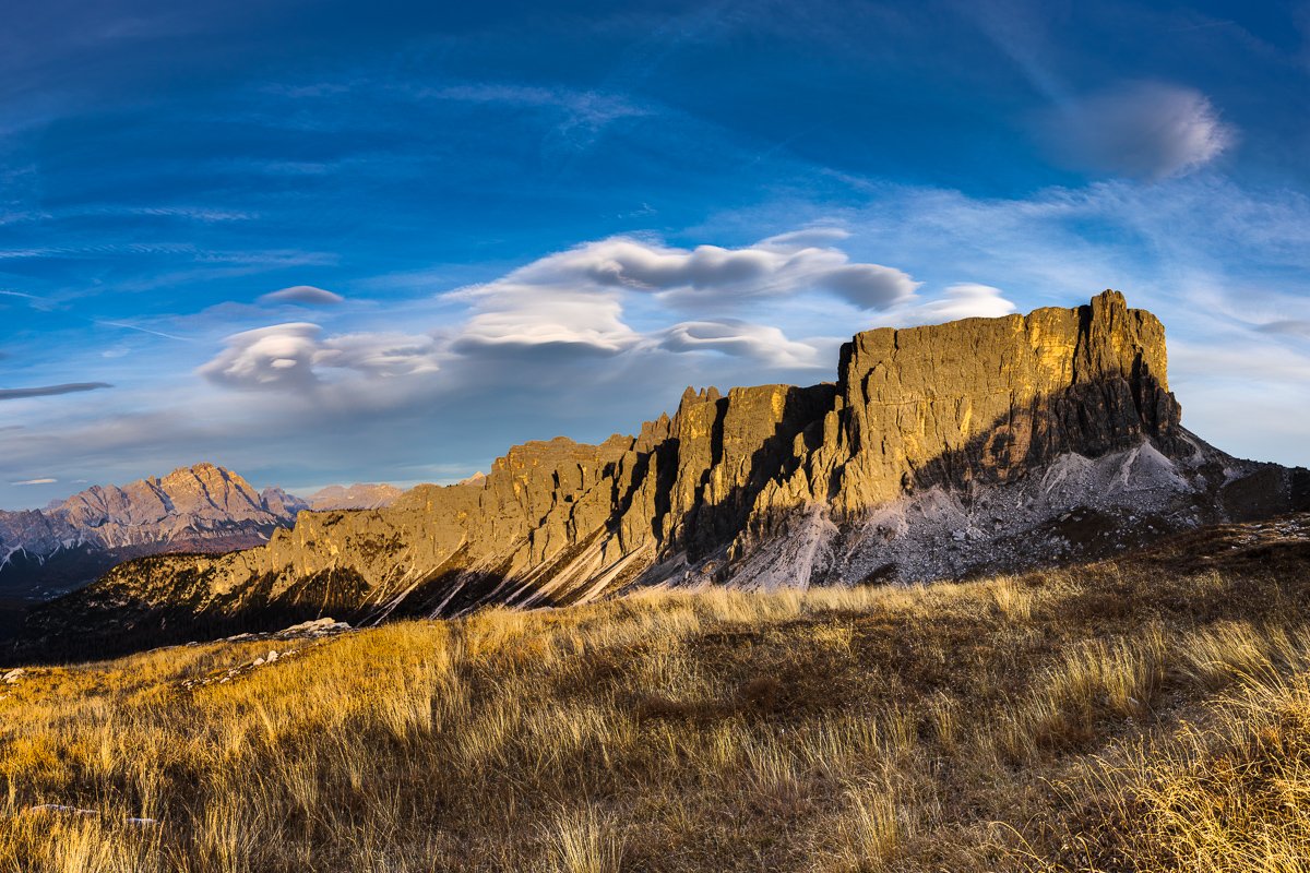 Paso Giau, výhledy z Colle Santa Lucia