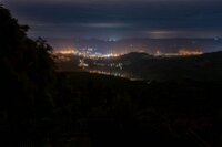 Noční pohled na Děčín