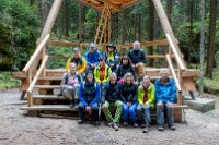 Společné foto u útulny